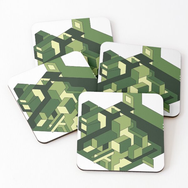 Item preview, Cube land | isometric drawing   designed and sold by wamuigaworld.