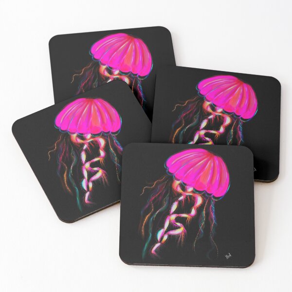 Item preview, Hot Pink Jelly fish designed and sold by Xenia Blankinship.