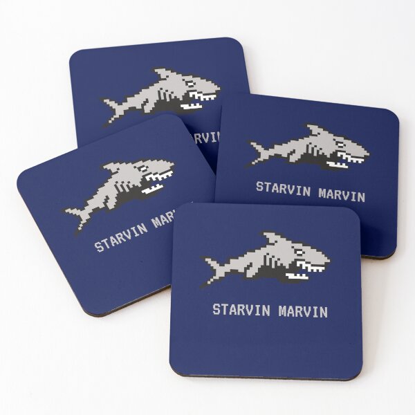 Aperçu de l'œuvre Pixel Shark Sharkastic Starvin Marvin créée et vendue par Red-ElYoubi.