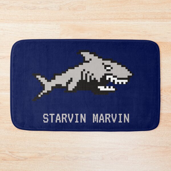 Item preview, Pixel Shark Sharkastic Starvin Marvin designed and sold by Red-ElYoubi.