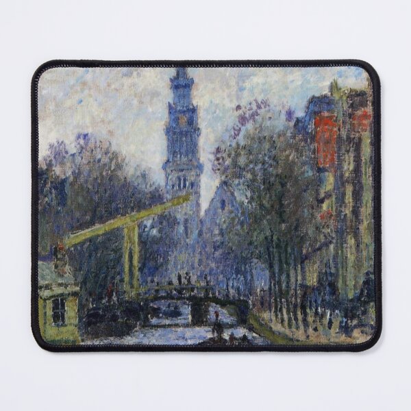 Item preview, Canal Amsterdam 1874 - Claude Monet Amsterdam Canal Artwork designed and sold by molamode.