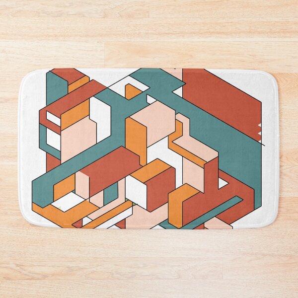 Item preview, the cube land | Isometric drawing designed and sold by wamuigaworld.