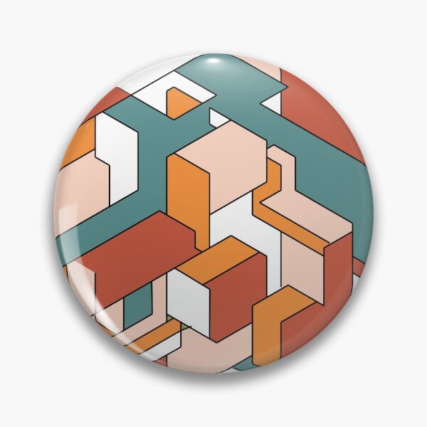 Item preview, the cube land | Isometric drawing designed and sold by wamuigaworld.