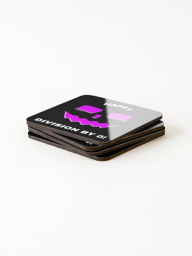 Thumbnail 4 of 5, Coasters (Set of 4), Computer Geek Division By 0 designed and sold by ComputerGeeksTs.