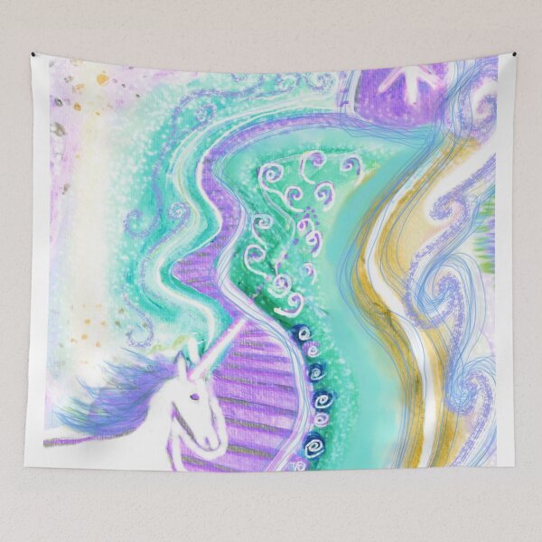 Item preview, Journey to the Unicorn Temple Violet designed and sold by BlueRay1.