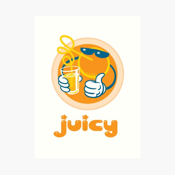 Juicy Orange! Art Print