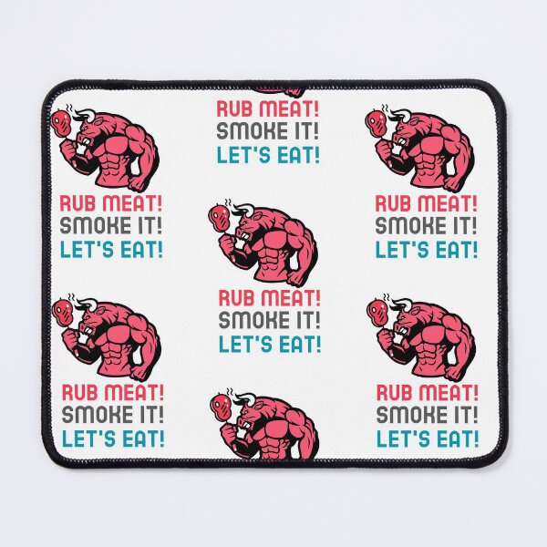 Item preview, Rub Meat Smoke It Lets Eat BBQ designed and sold by AndApArt.
