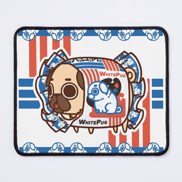 Item preview, White Pug Candy designed and sold by Puglie Pug.
