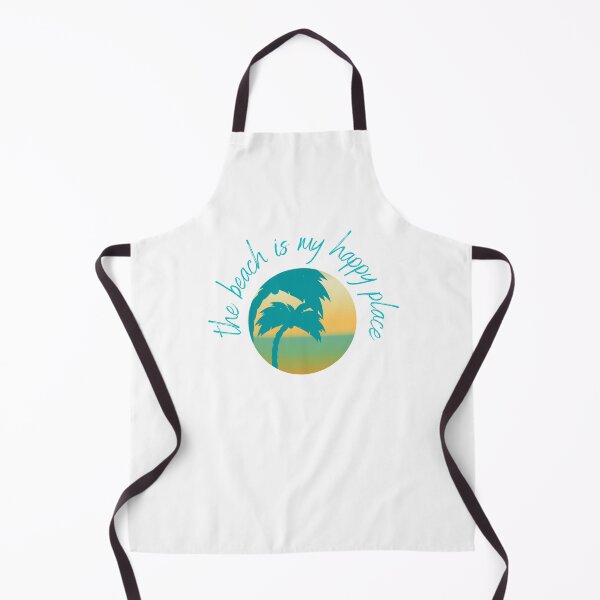 Item preview, The beach is my happy place. Palm tree design. designed and sold by sugarrosekitch.