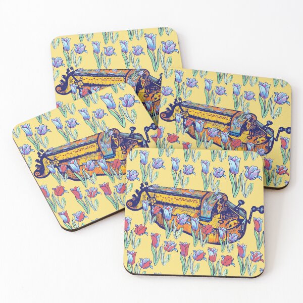 Item preview, Hurdy-Gurdy with Tulips designed and sold by inkle.