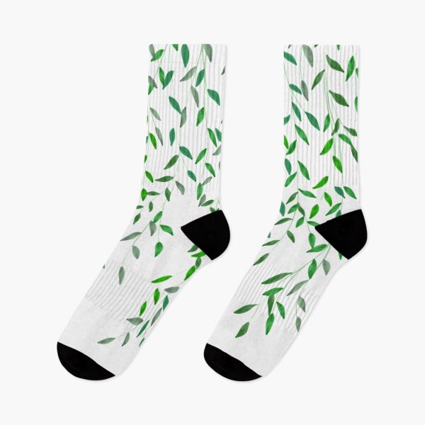 Item preview, Watercolor Hanging Plants | Greenery Leaves designed and sold by Lizzamour.