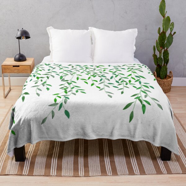 Item preview, Watercolor Hanging Plants | Greenery Leaves designed and sold by Lizzamour.