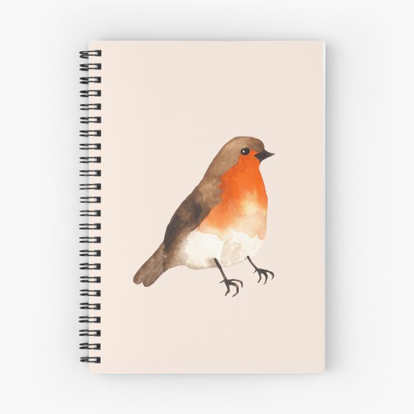 Aperçu de l'œuvre Aquarelle Robin Oiseau créée et vendue par Gardenia Watercolors.
