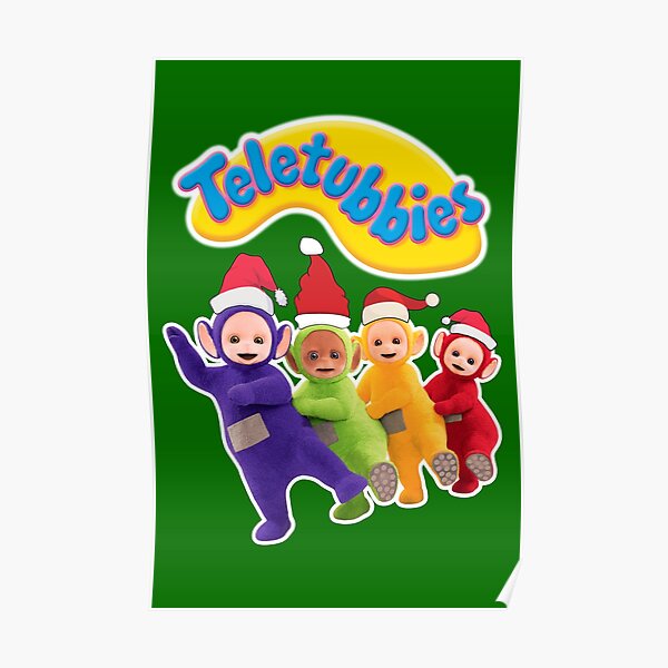 Art Mural Sur Le Theme Teletubbies Redbubble