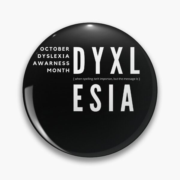 Item preview, October dyslexia awareness month designed and sold by Lillieoandco.