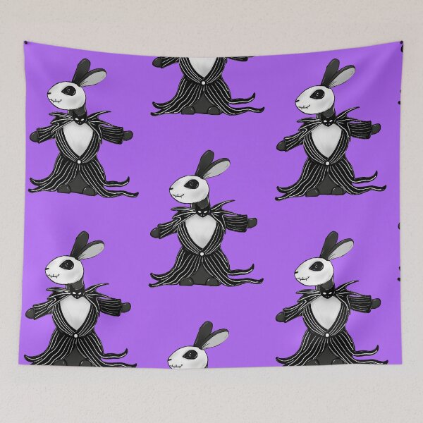 Item preview, Jack skellington Halloween rabbit  designed and sold by Willow Grove Designs.
