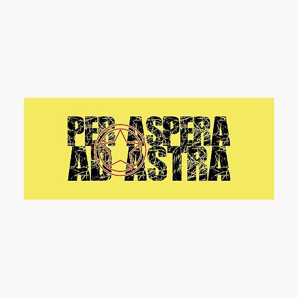 Per aspera ad astra Photographic Print