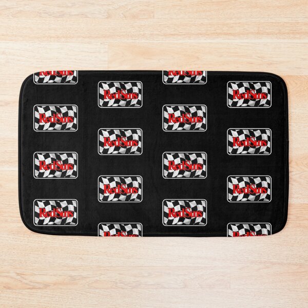 Item preview, RedSuns Plate! Checkered Flag (on Black) designed and sold by epinkb.