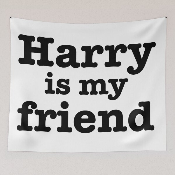 Item preview, harry is my friend black designed and sold by andreariv.
