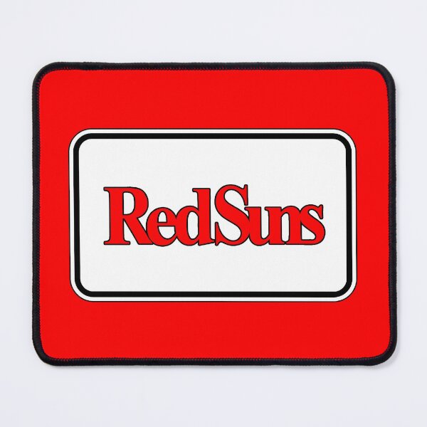 Item preview, RedSuns Plate! (on Red) designed and sold by epinkb.