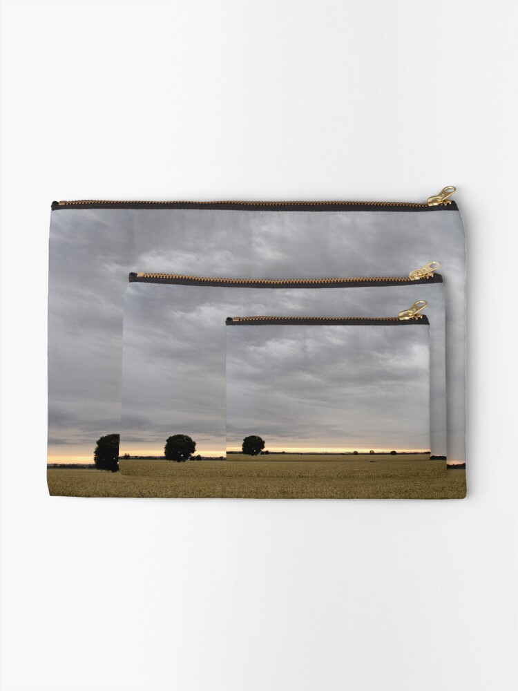 Alternate view of Last light of Sunset - Parkes - NSW - Australia Zipper Pouch
