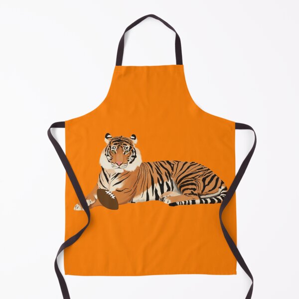 Item preview, Orange Football Tiger designed and sold by cmd-art.