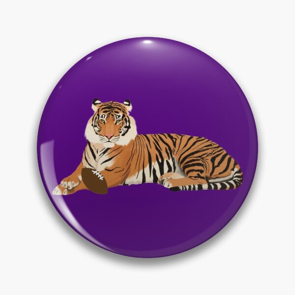 Item preview, Purple Football Tiger designed and sold by cmd-art.