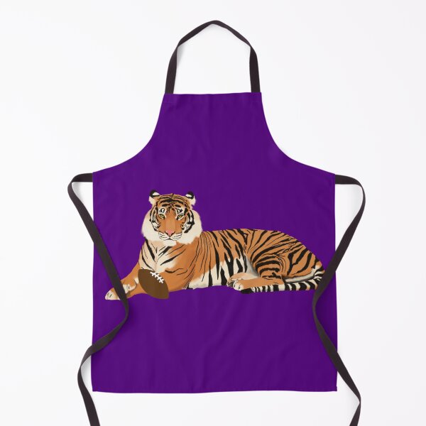 Item preview, Purple Football Tiger designed and sold by cmd-art.