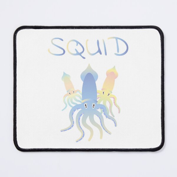 Item preview, Multicolored squid with an inscription. designed and sold by LetoHi.
