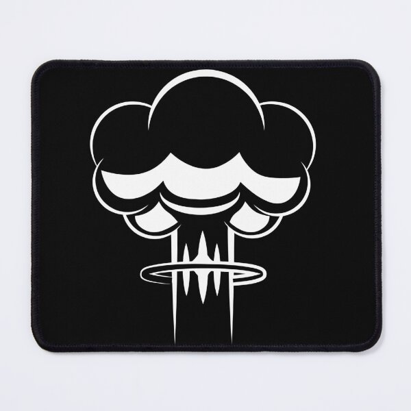 Item preview, Mushroom Cloud Vector White designed and sold by BitRadical.