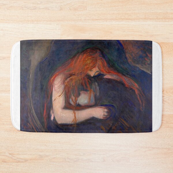 Aperçu de l'œuvre "Le vampire" d'Edvard Munch créée et vendue par Darkasylumarts.