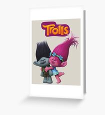 trolls Greeting Card