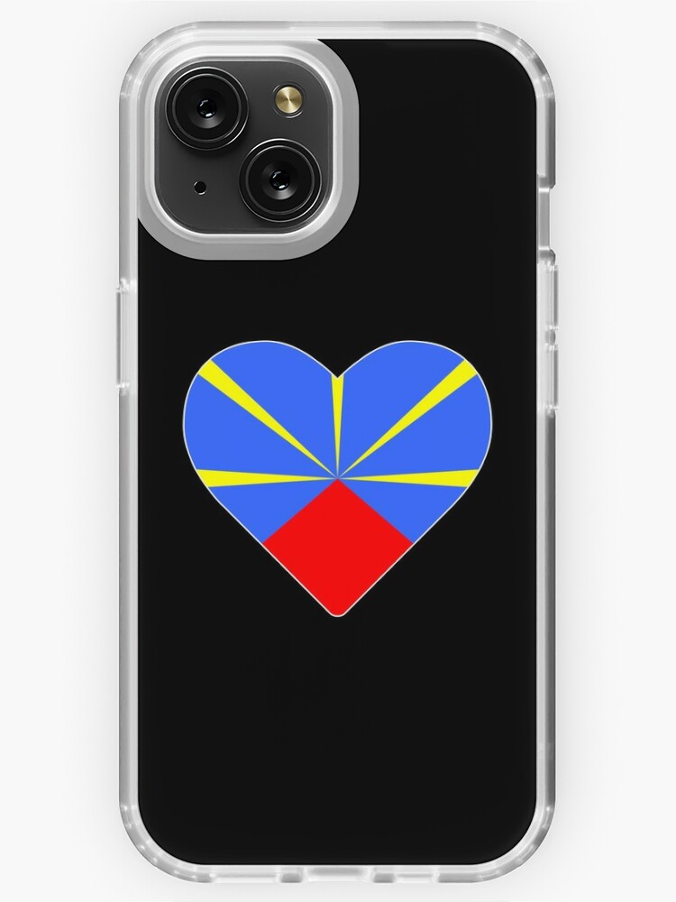 Heart color of the flag of reunion island Sticker by Idem97