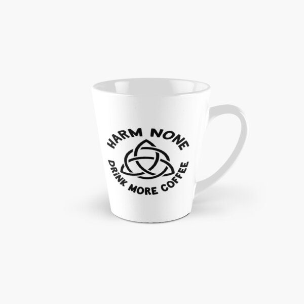 Item preview, Harm None Drink More Coffee Triquetra Pagan Cheeky Witch® designed and sold by cheekywitch.