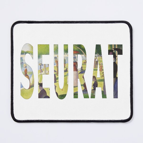 Item preview, A Sunday On La Grande Jatte Inside Seurat Name - Seurat Art In Letters designed and sold by molamode.