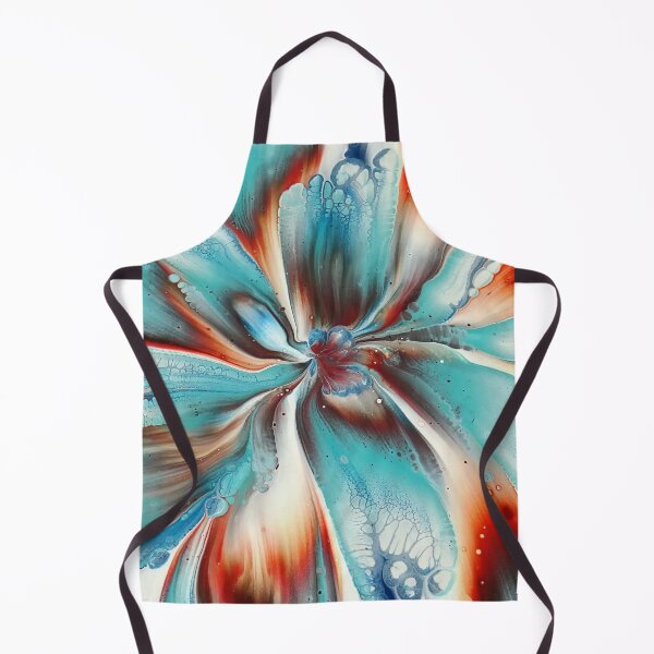 Artikelvorschau, Blaue lebendige moderne Blume entworfen und verkauft von LifeProApperal.