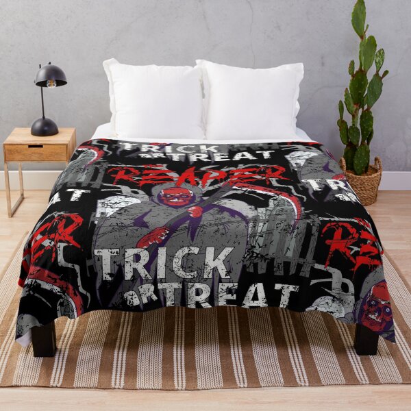 Item preview, Trick or Treat The Reaper Red Distressed designed and sold by 133DandC.