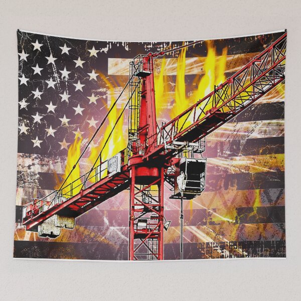 Item preview, Tower Crane Operator Flag designed and sold by Jared Davies.