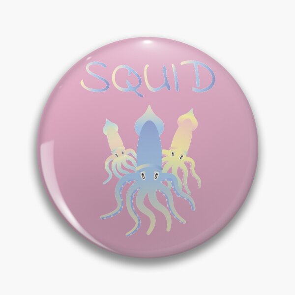 Item preview, Multi colored squid with an inscription. designed and sold by LetoHi.
