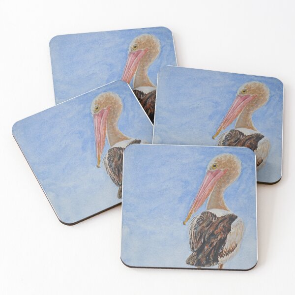 Item preview, Pelican at the Wharf - Watercolour designed and sold by Paul Gilbert.