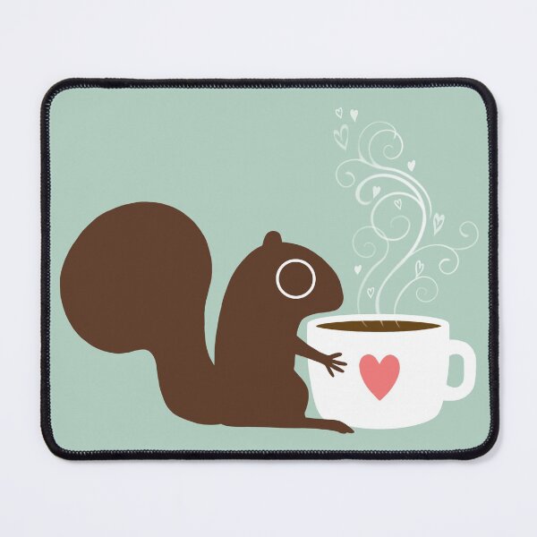 Item preview, Squirrel Loves Coffee designed and sold by Jenn Inashvili.