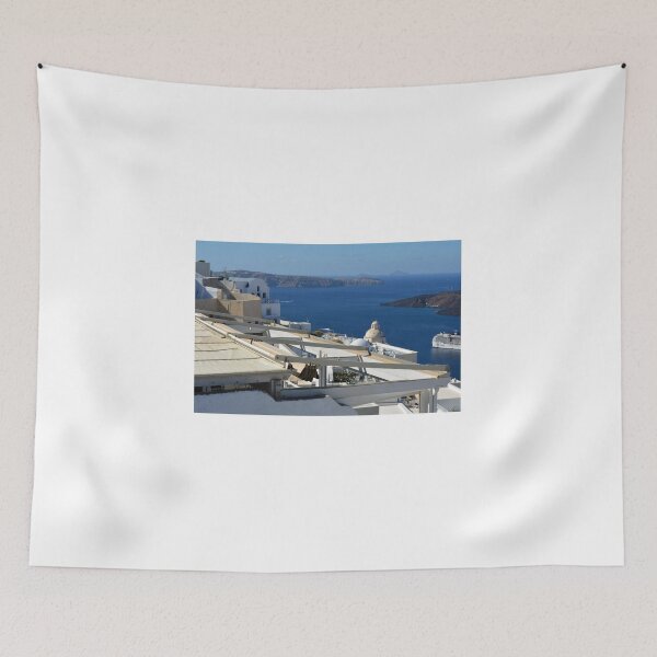 Item preview, White architecture in Santorini, Greece designed and sold by oanaunciuleanu.