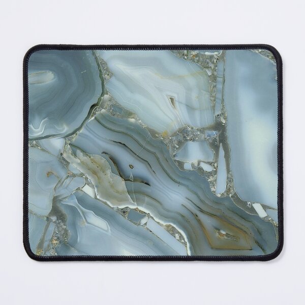 Item preview, preppy minimalist grey slate blue marble  designed and sold by LEILA ART SPACE.