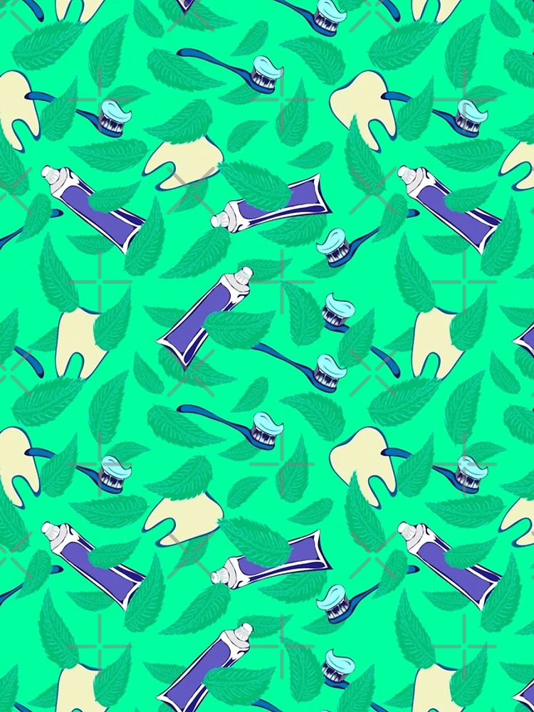 Thumbnail 4 of 4, Samsung Galaxy Phone Case, Refreshing Mint Toothpaste Pattern designed and sold by RafaelLima7.