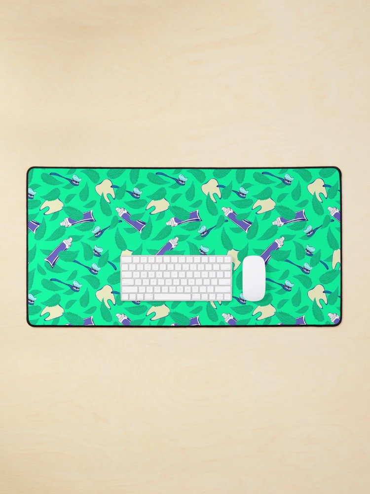 Thumbnail 1 of 5, Mouse Pad, Refreshing Mint Toothpaste Pattern designed and sold by RafaelLima7.