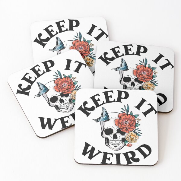 Item preview, Keep it Weird Morbid designed and sold by ComfyAndBlunt.