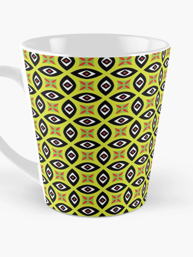 Thumbnail 3 of 4, Coffee Mug, Abstract Contrasting Shapes Pattern designed and sold by RafaelLima7.