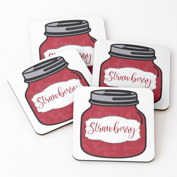 Item preview, Strawberry Jam Jar designed and sold by Happyhobbithole.