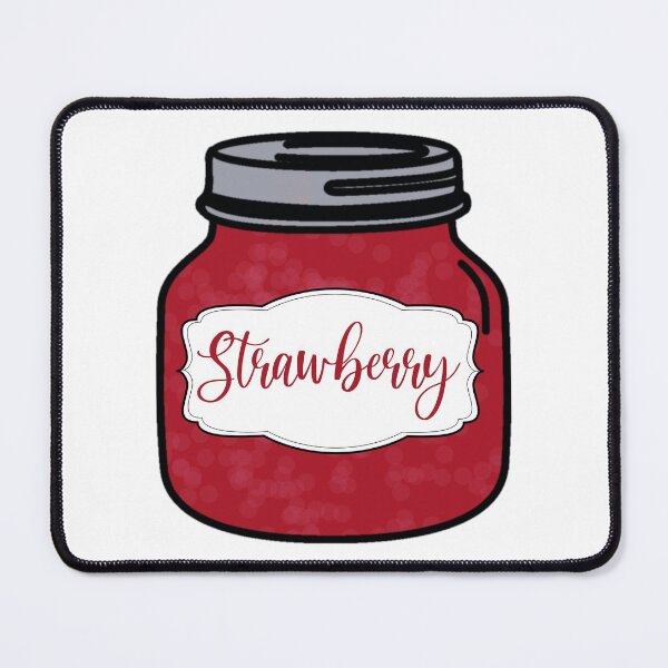 Item preview, Strawberry Jam Jar designed and sold by Happyhobbithole.
