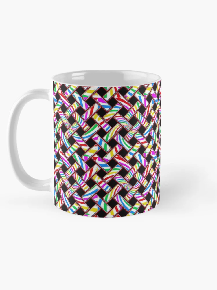 Thumbnail 5 of 6, Coffee Mug, Colorful Candy Bars Pattern designed and sold by RafaelLima7.